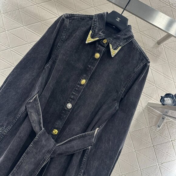 Schiaparelli 2025 New Denim Shirt Dress - Picture 5 of 14